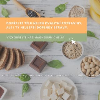 Hořčík v chelátové formě pro vysokou vstřebatelnost, třeba v boji proti křečím a únavě. ☀️